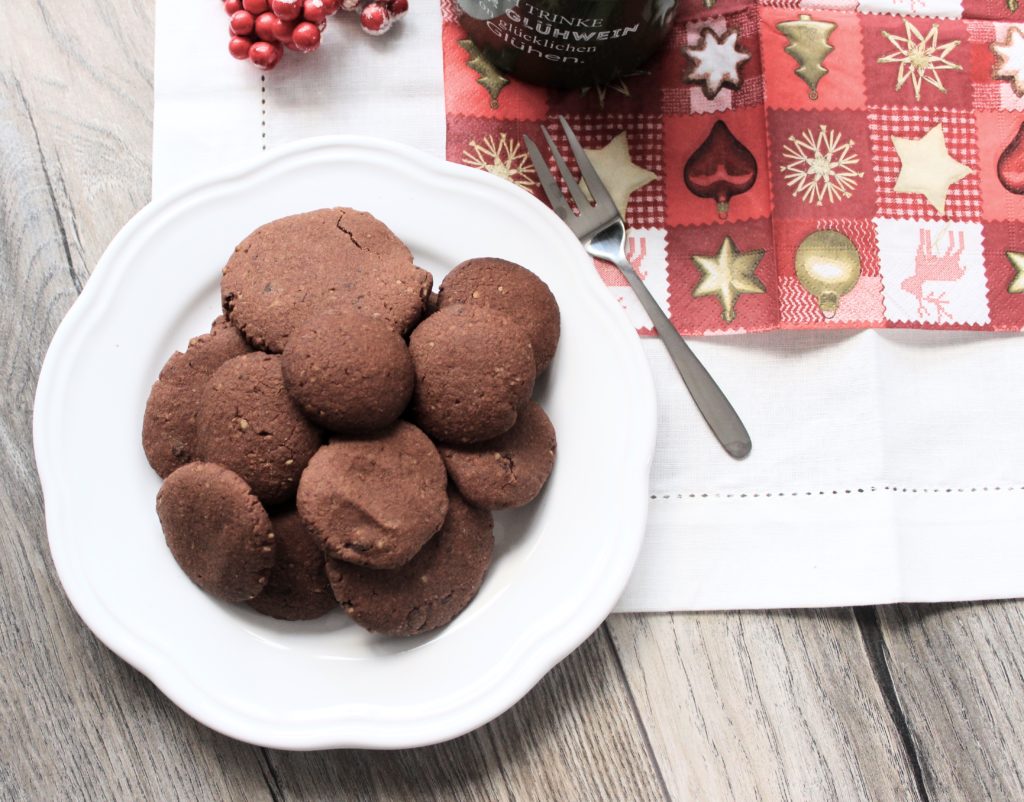 Christmas Special Week: Walnuss-Lebkuchen-Schoko Kekse
